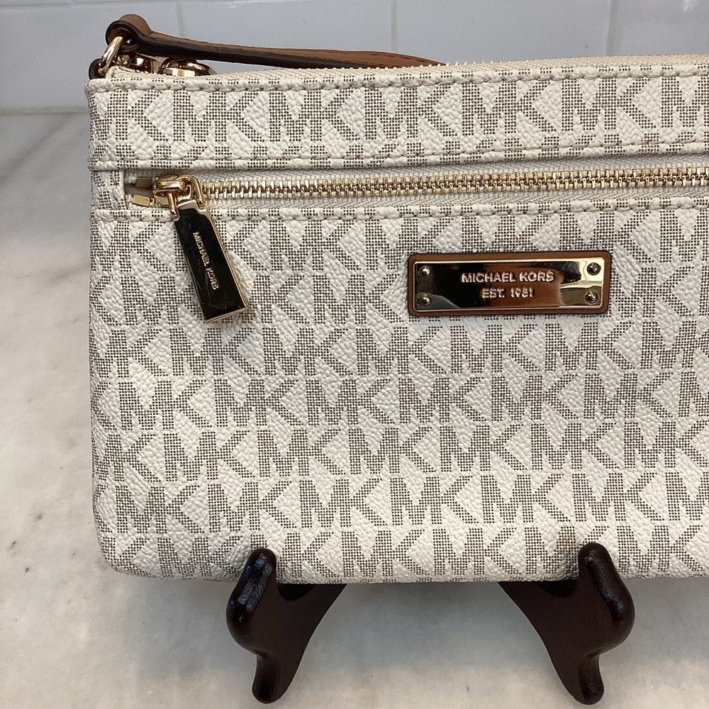 Michael Kors Bag Purse Handbag Mini Saffiano Leather Signature Logo Mini Bag - Picture 3 of 16